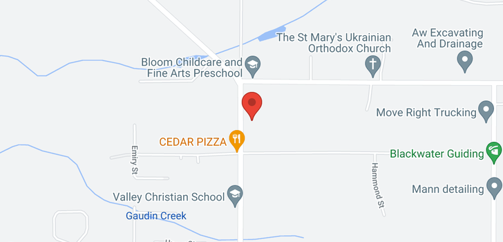 map of 9124 CEDAR STREET